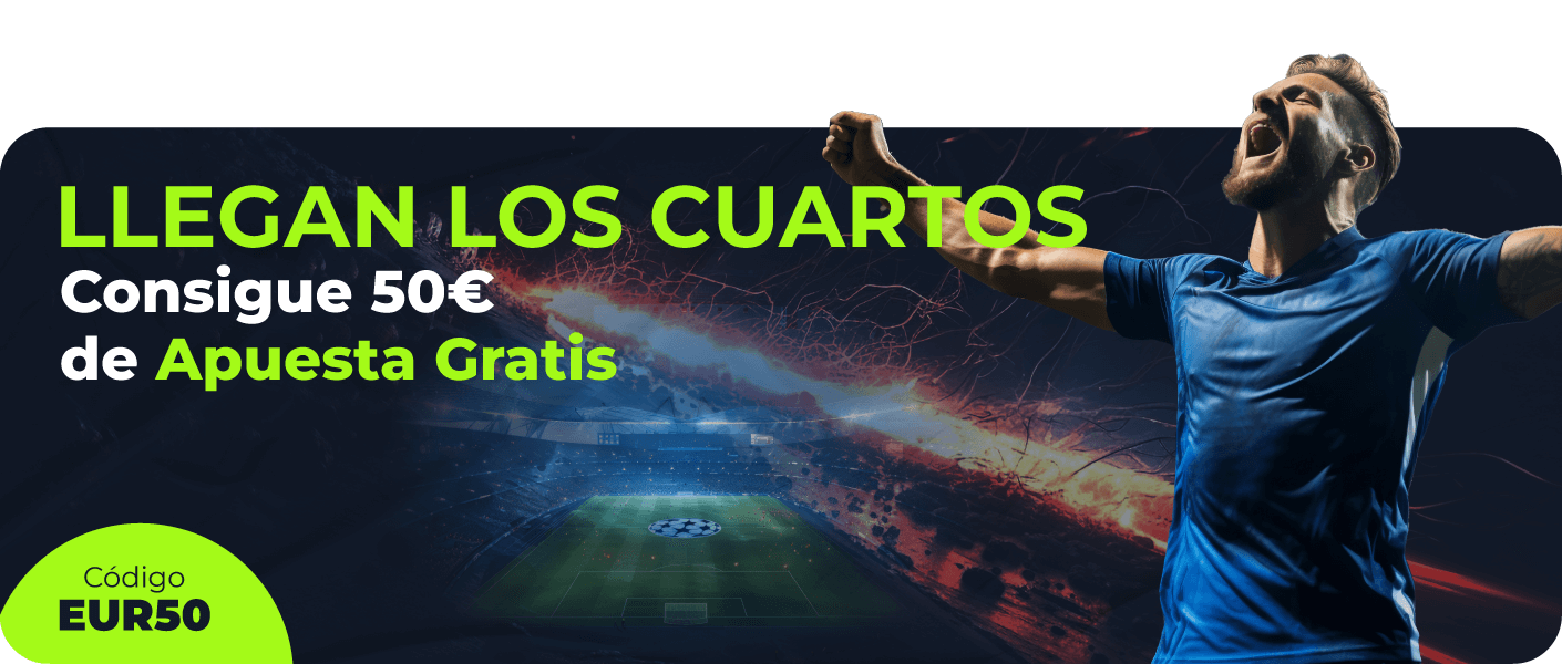 Eurocopa ¡50€ de Apuesta Gratis!