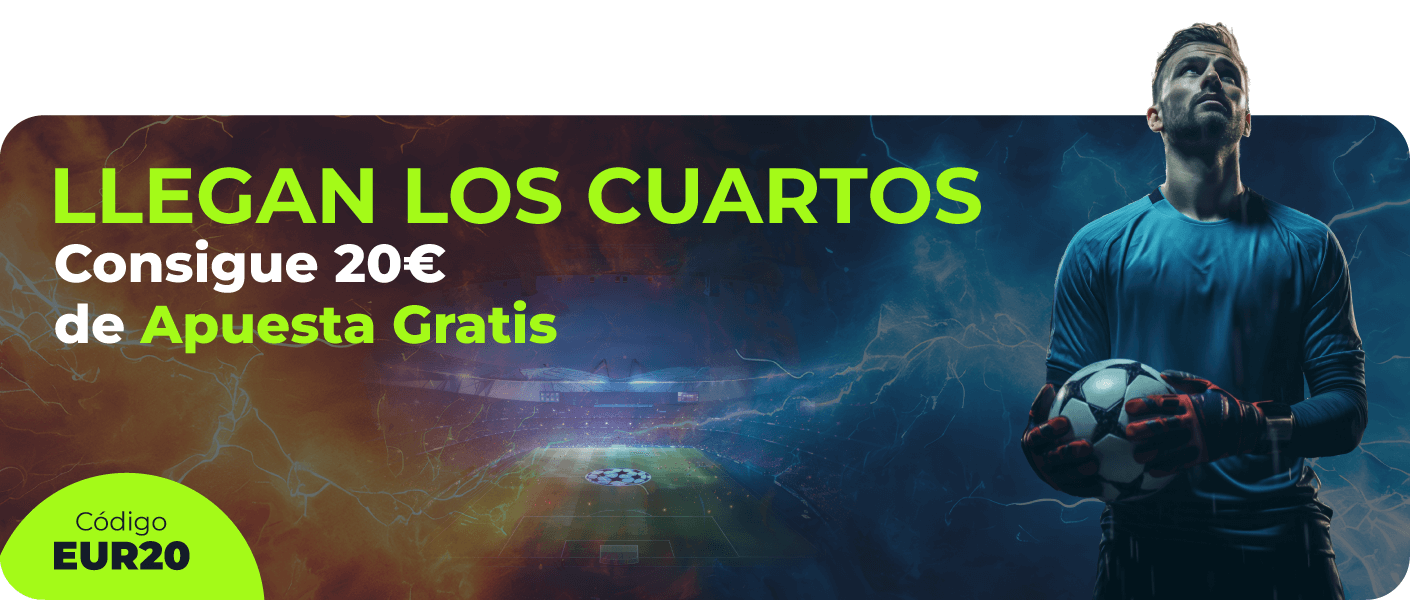 Eurocopa ¡20€ de Apuesta Gratis!