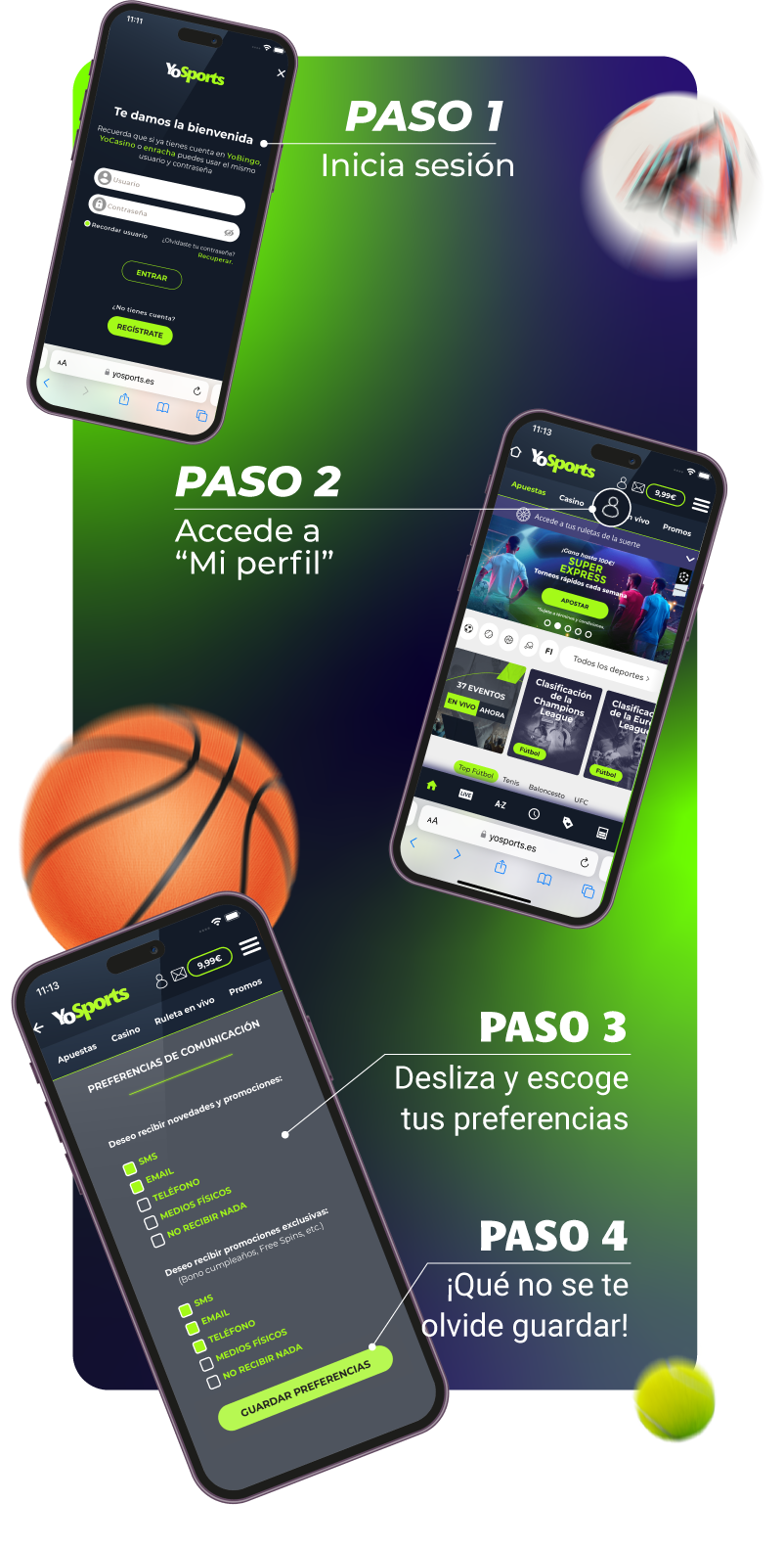 Paso a Paso preferencias de comunicaciones