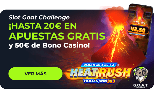 https://www.yosports.es/promociones/slot-goat-challenge-heat-rush
